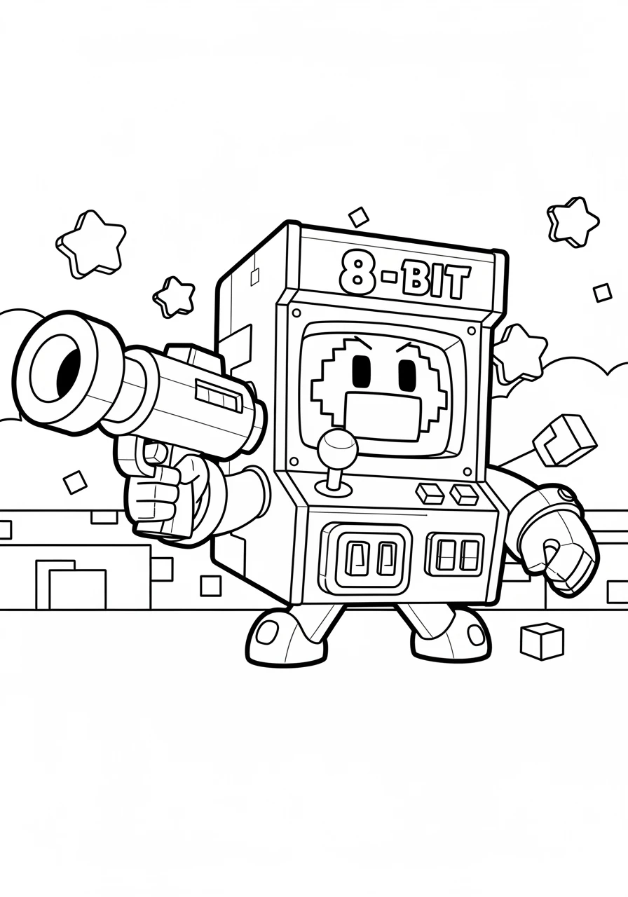 8-Bit aus Brawl Stars