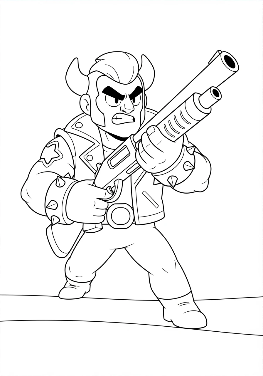 Bull aus Brawl Stars stürmt