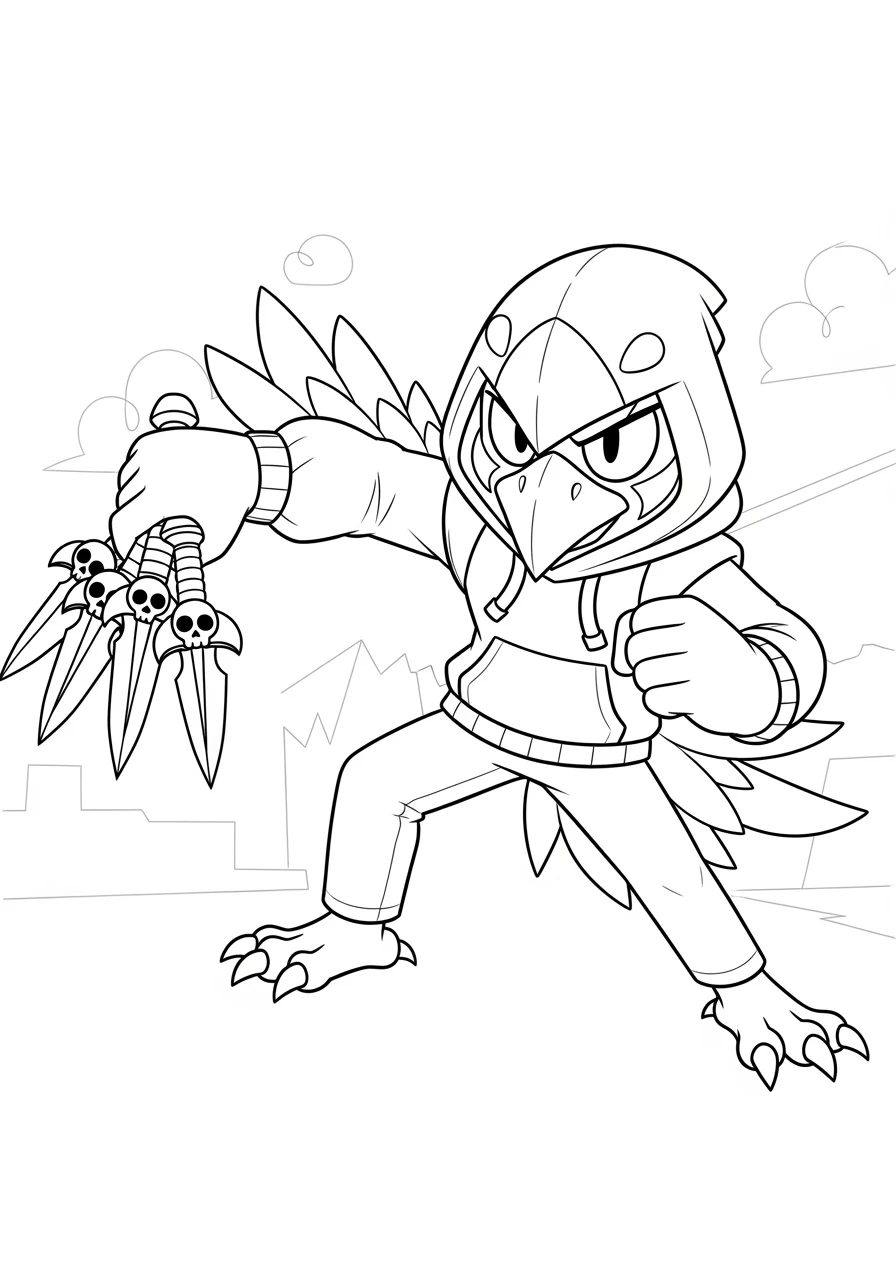 Crow aus Brawl Stars
