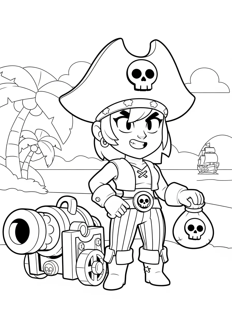 Penny mit ihrer Goldkanone