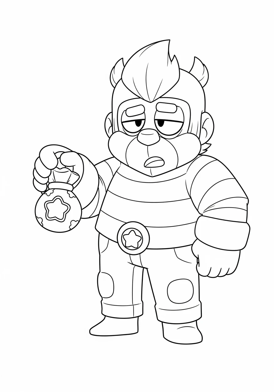 Sandy Brawl Stars Ausmalbilder