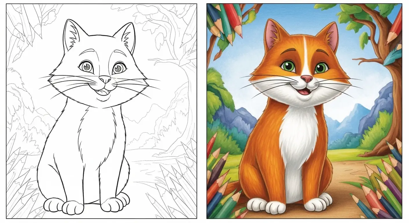 Katze Ausmalbilder