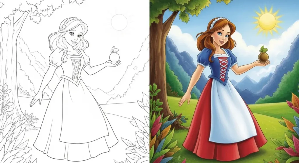 Meerjungfrau Ausmalbild Ausmalbild