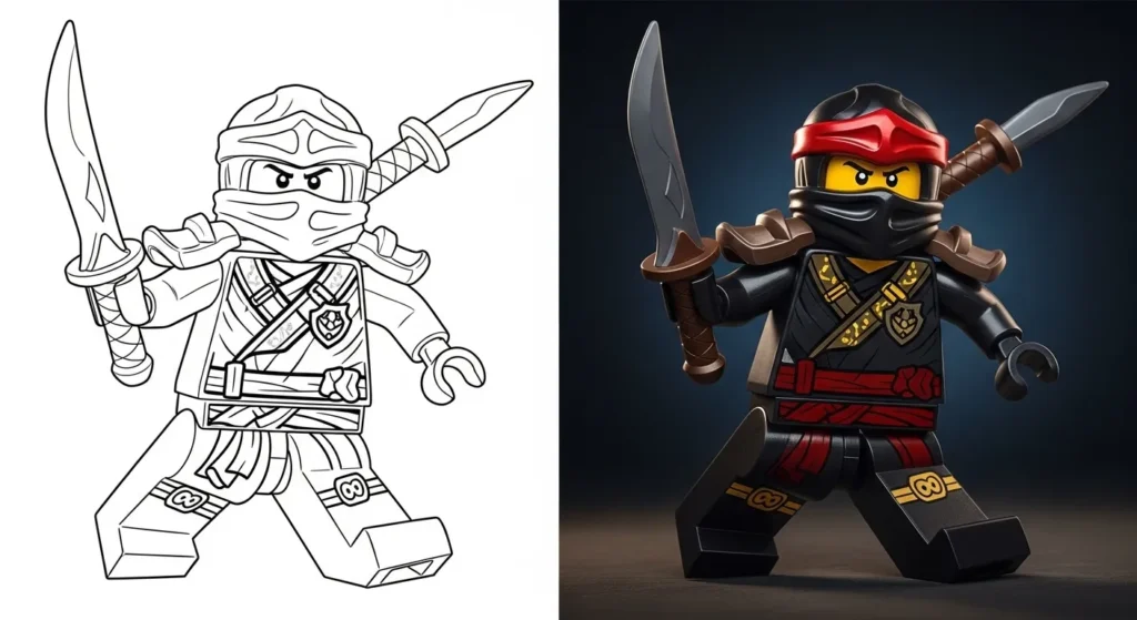 Ninjago Ausmalbilder Ausmalbild
