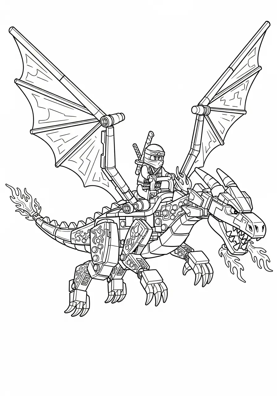 Kai auf dem Feuerdrachen