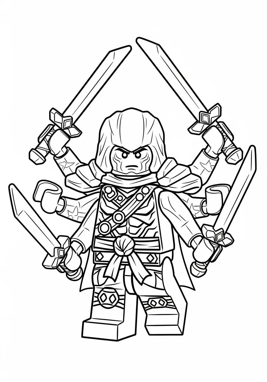 Lord Garmadon Ninjago Ausmalbilder