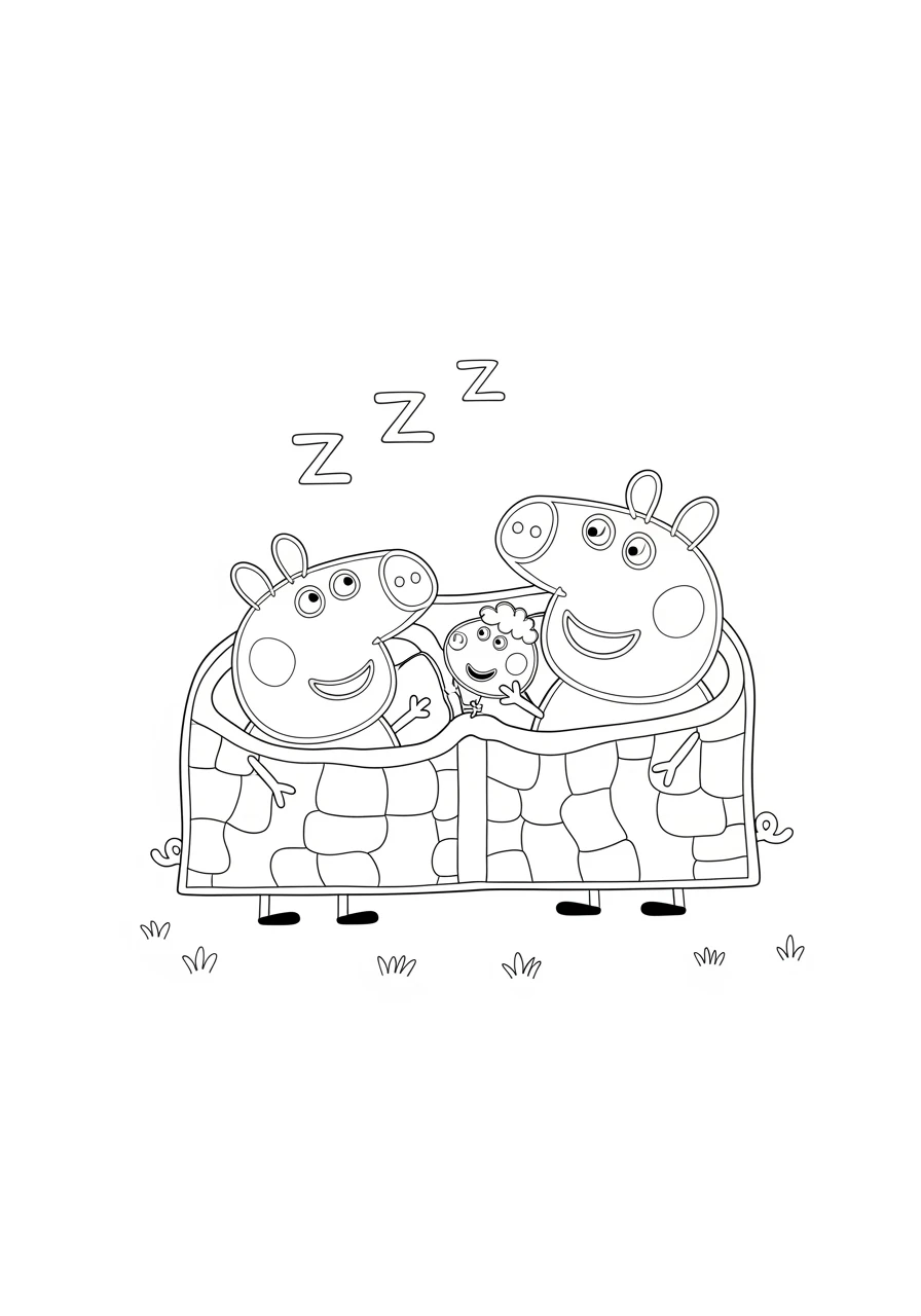 Peppa Wutz Übernachtungsparty