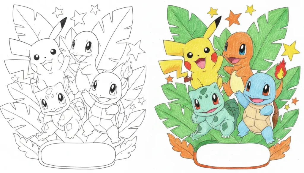 Pokemon Ausmalbilder Ausmalbild