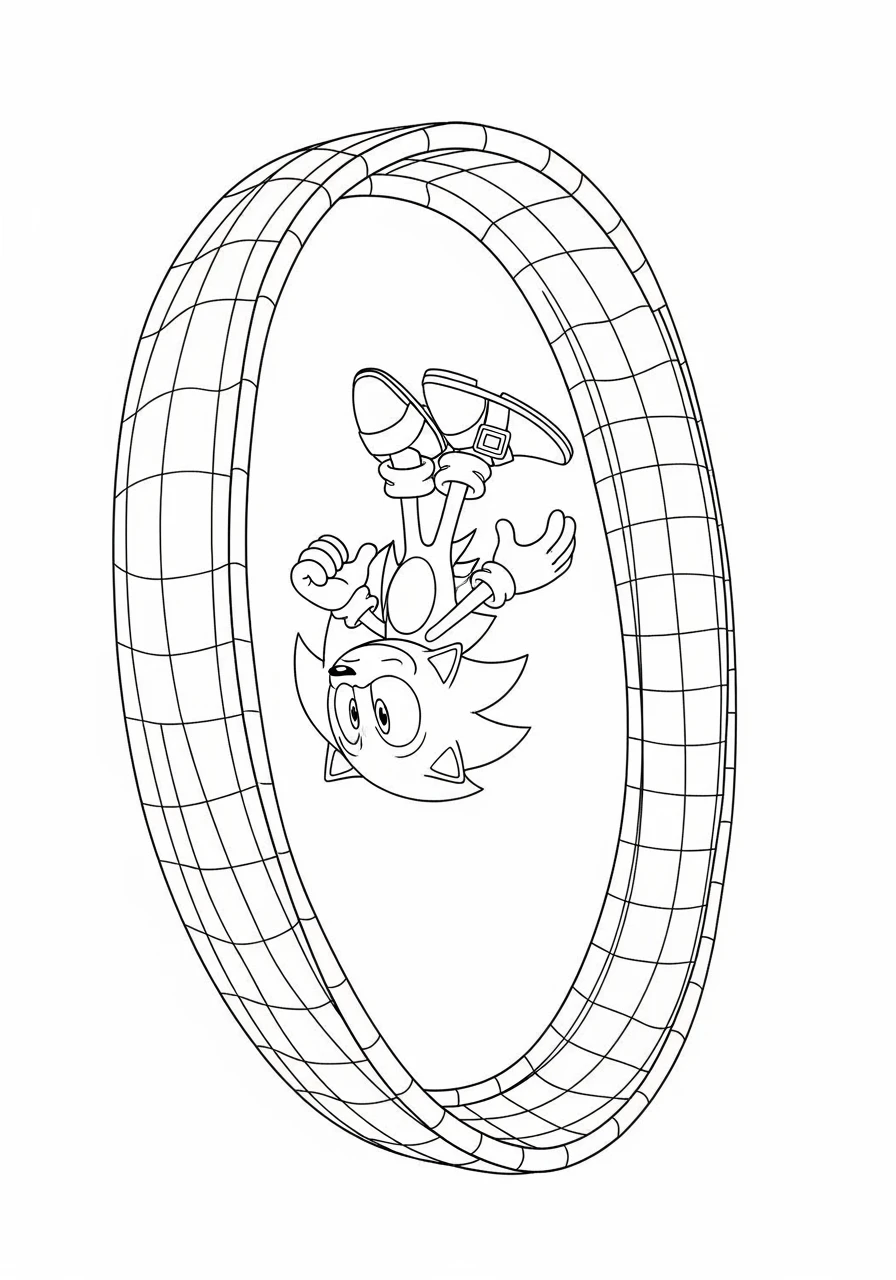 Sonic im Looping