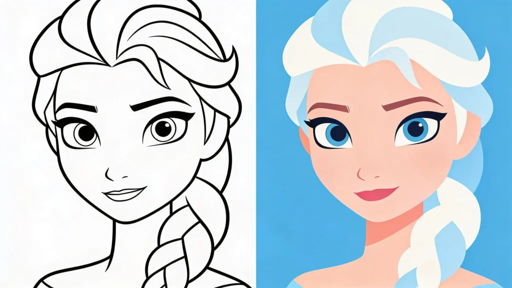 Elsa Ausmalbilder