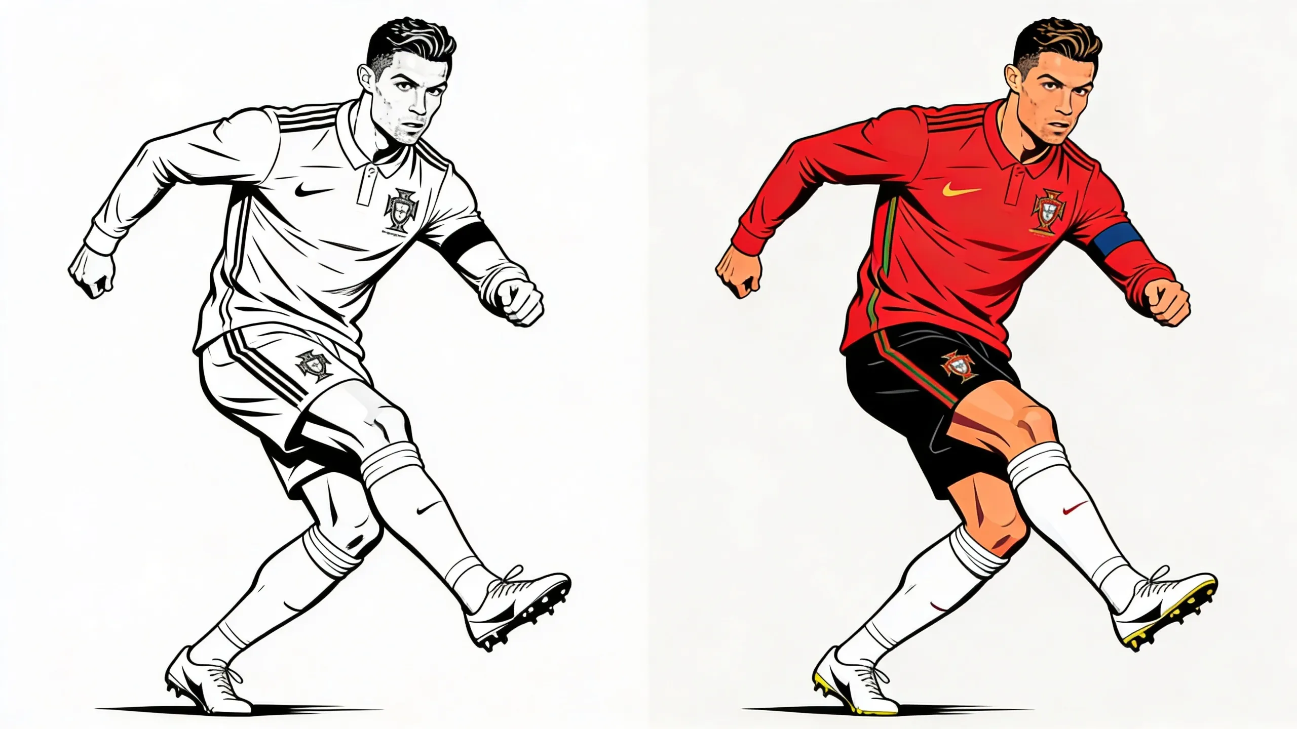 Christiano Ronaldo Ausmalbilder