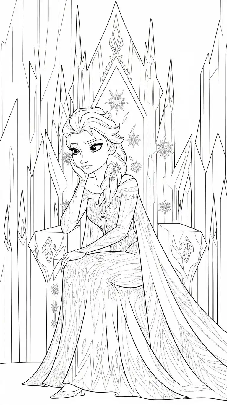 Elsa auf dem Eistrhon