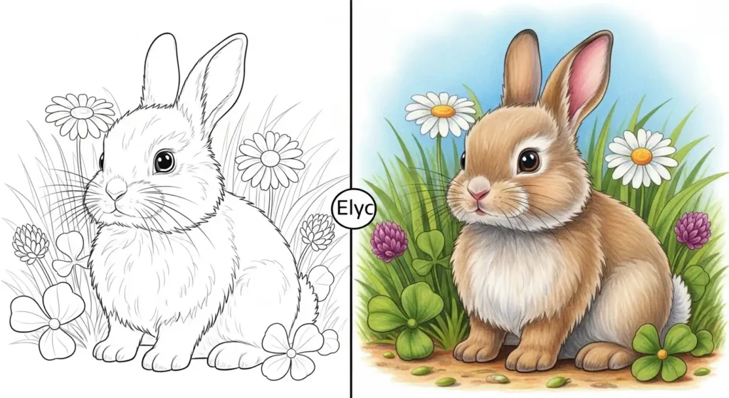 Hase Ausmalbild Ausmalbild