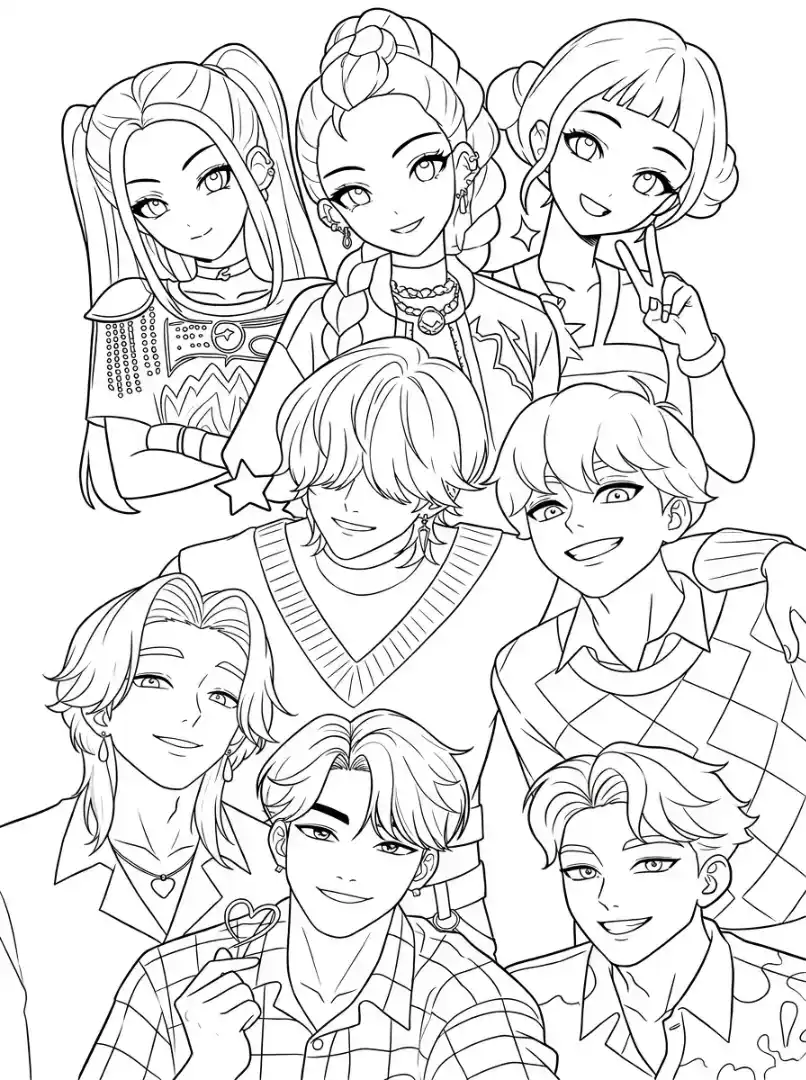 Kpop Demon Hunters Gruppe