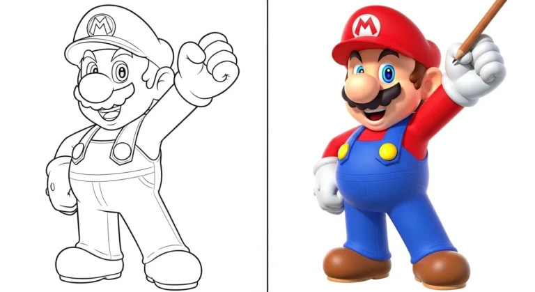 Mario Ausmalbilder Ausmalbild