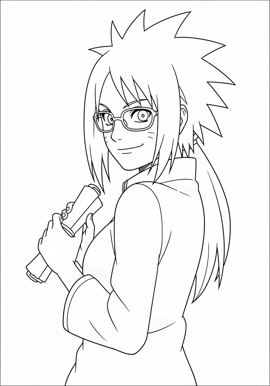 Karin Uzumaki Naruto Ausmalbilder