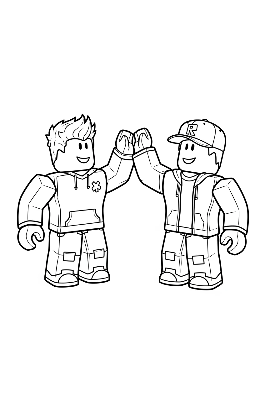 Roblox Freunde geben High-Five