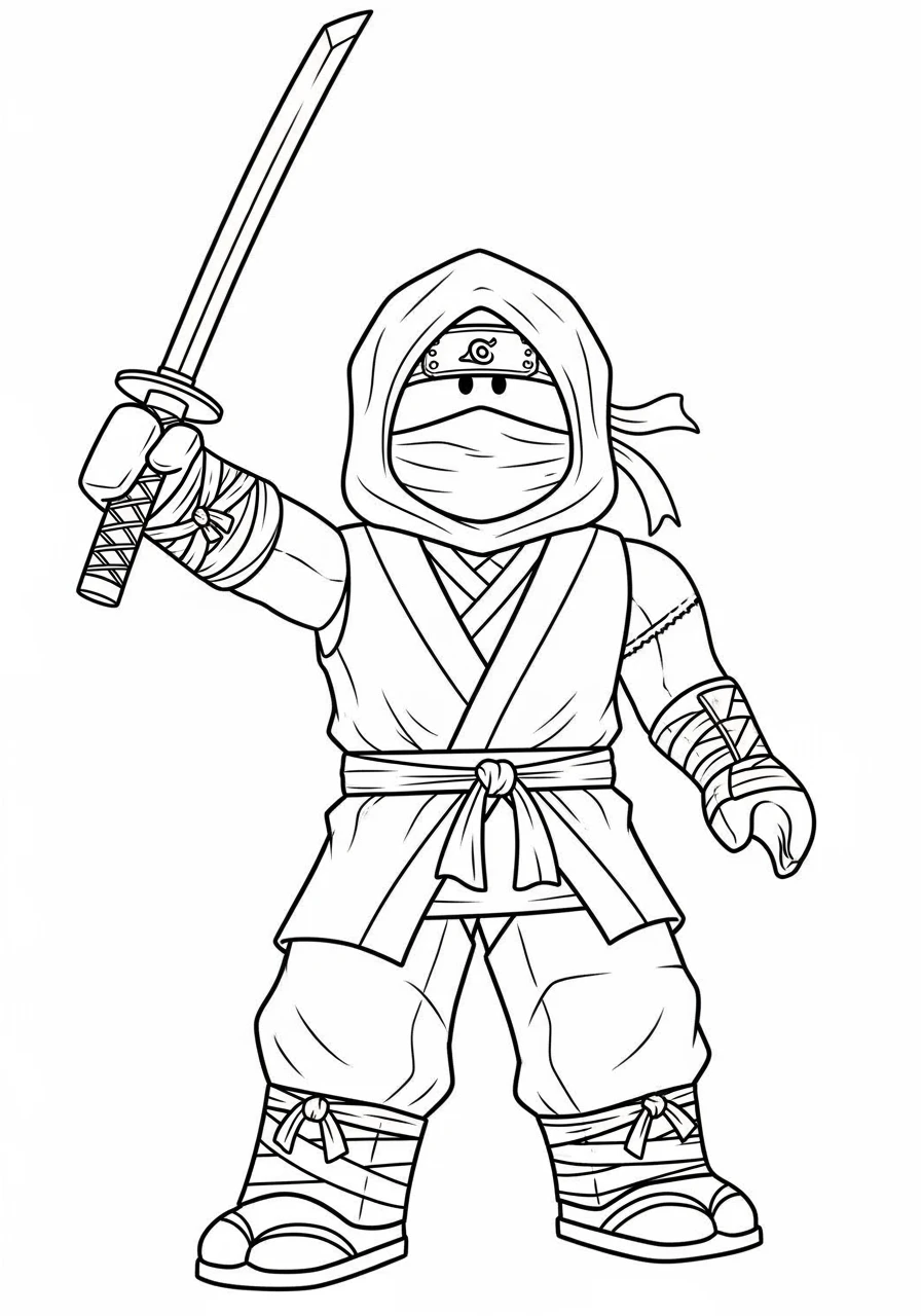 Roblox Ninja mit Katana