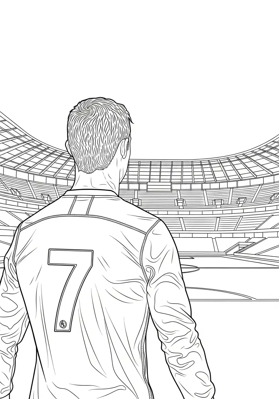 Cristiano Ronaldo im Stadion