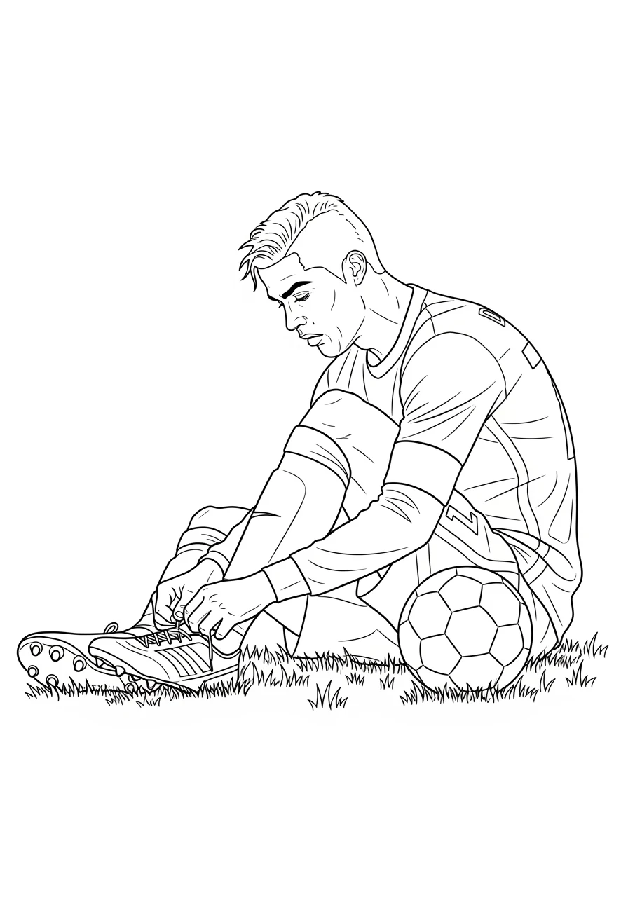 Ronaldo schnürt seine Fußballschuhe