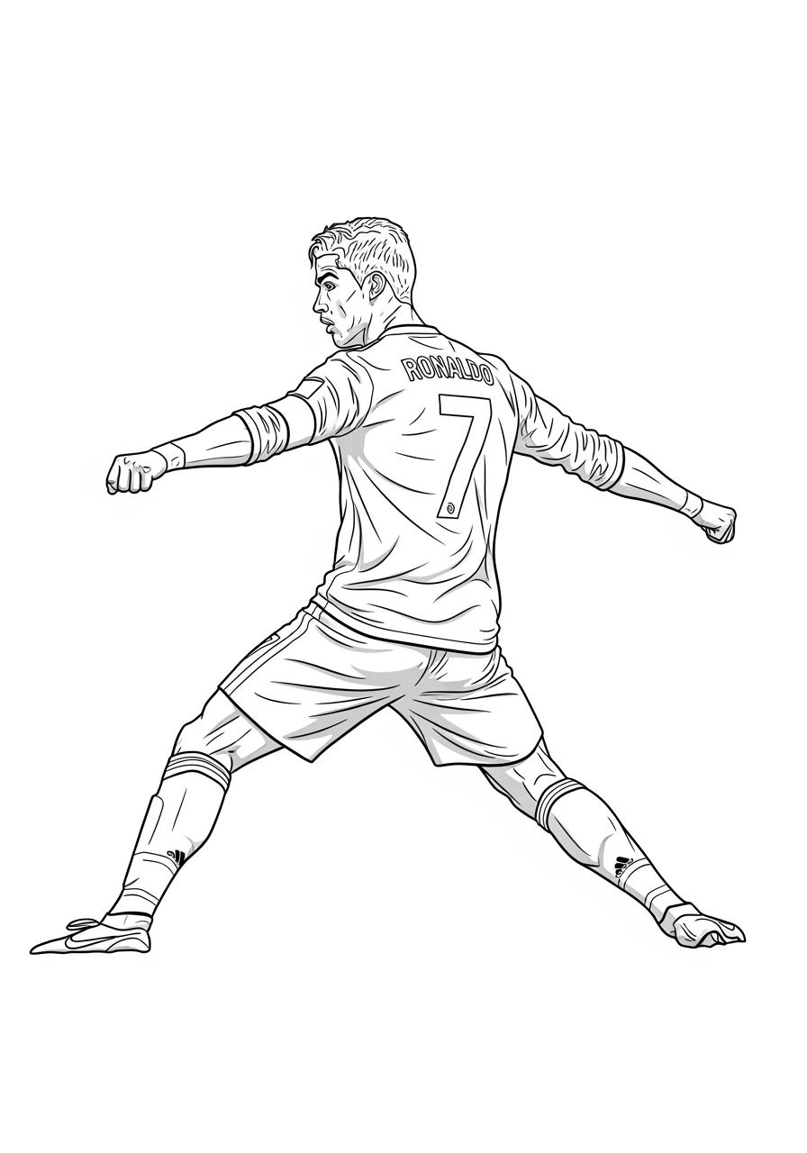 Ronaldo vor dem Freistoß