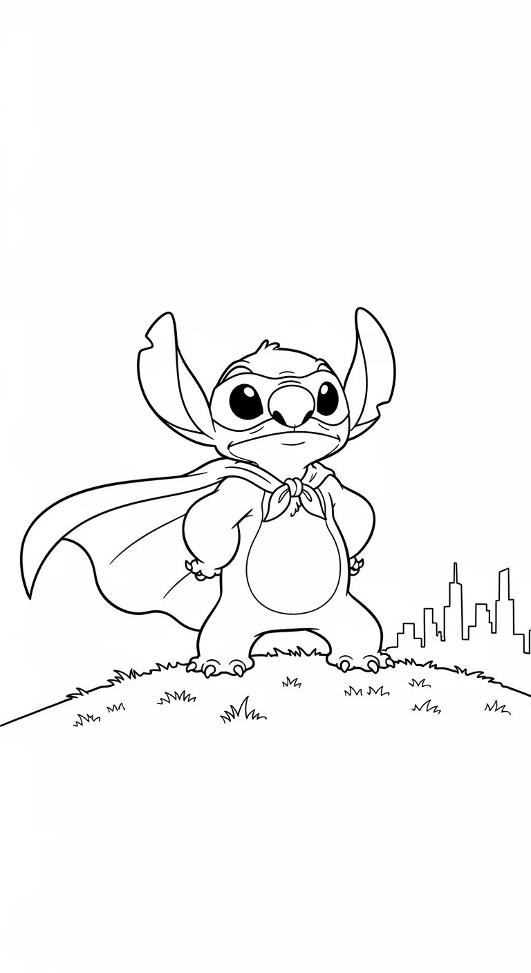 Stitch als mutiger Superheld