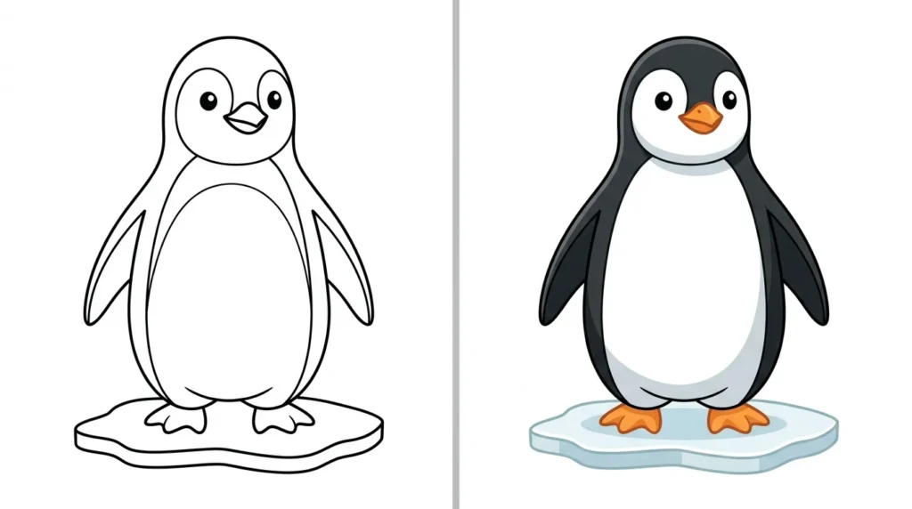 Penguin Ausmalbilder