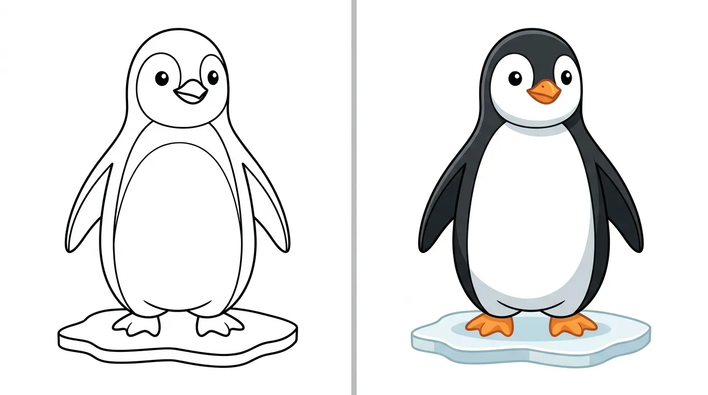Penguin Ausmalbilder