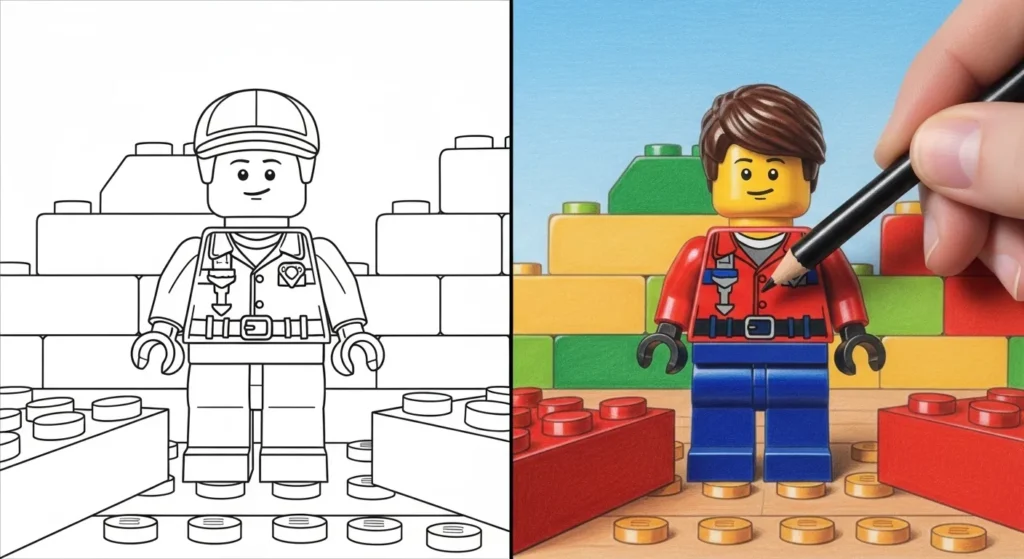 Lego Ausmalbilder Ausmalbild