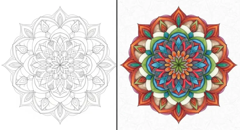 Mandala Ausmalbilder Ausmalbild