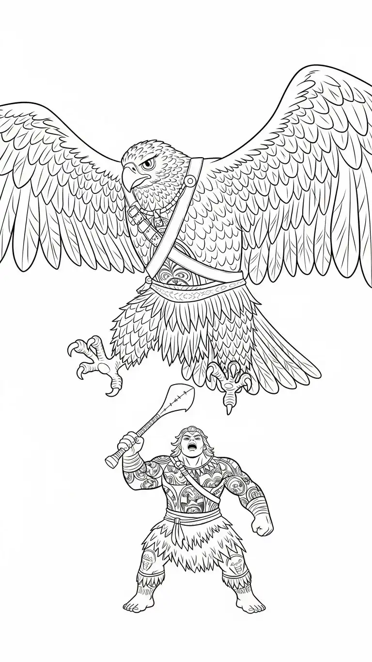 Maui und der riesige Adler