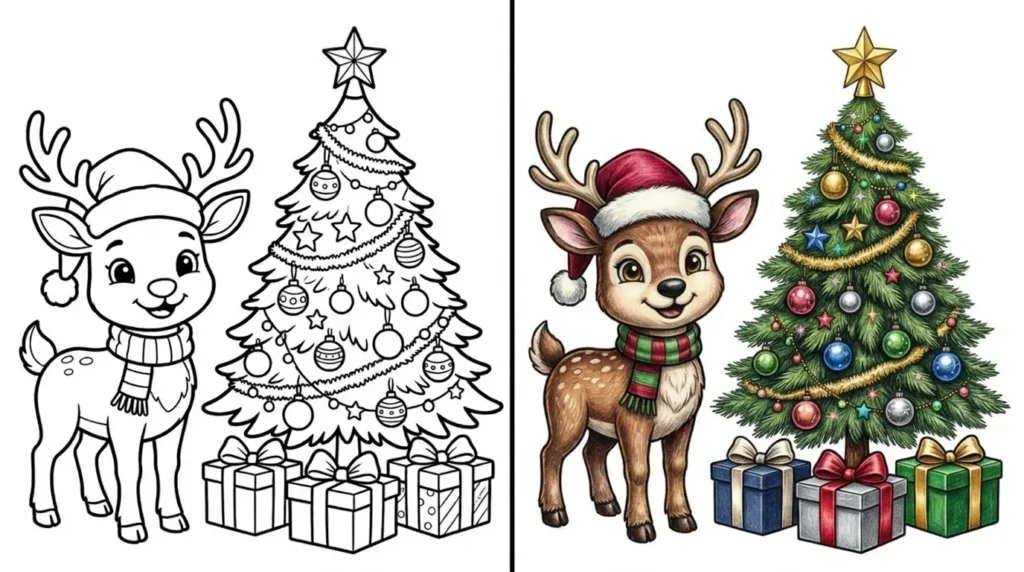 Weihnachten Ausmalbild