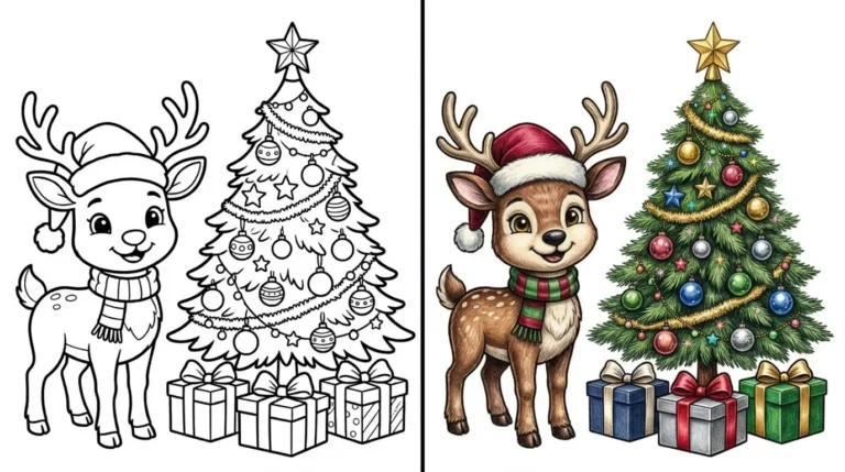 Weihnachten Ausmalbild