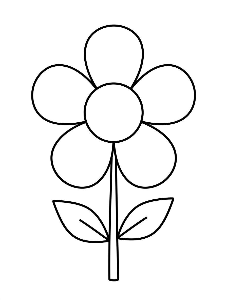 Einfache Blume