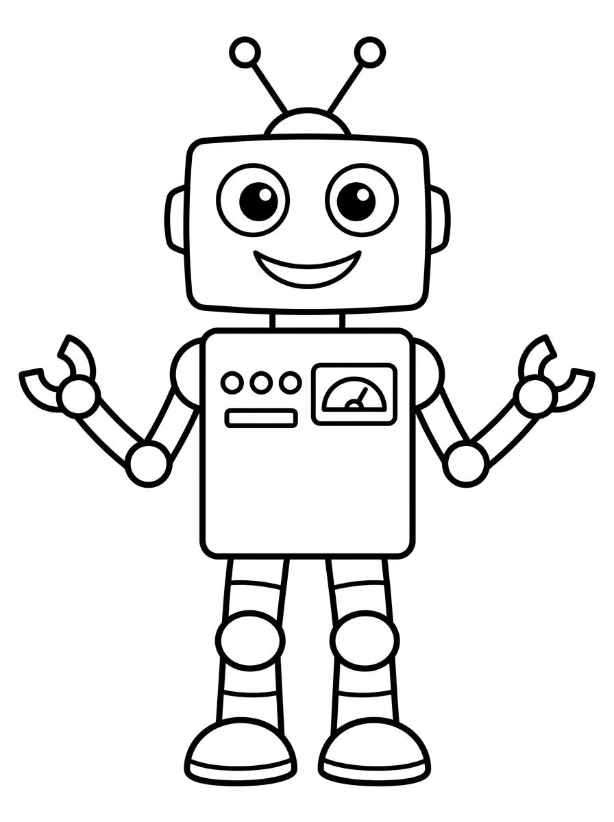 Freundlicher Roboter