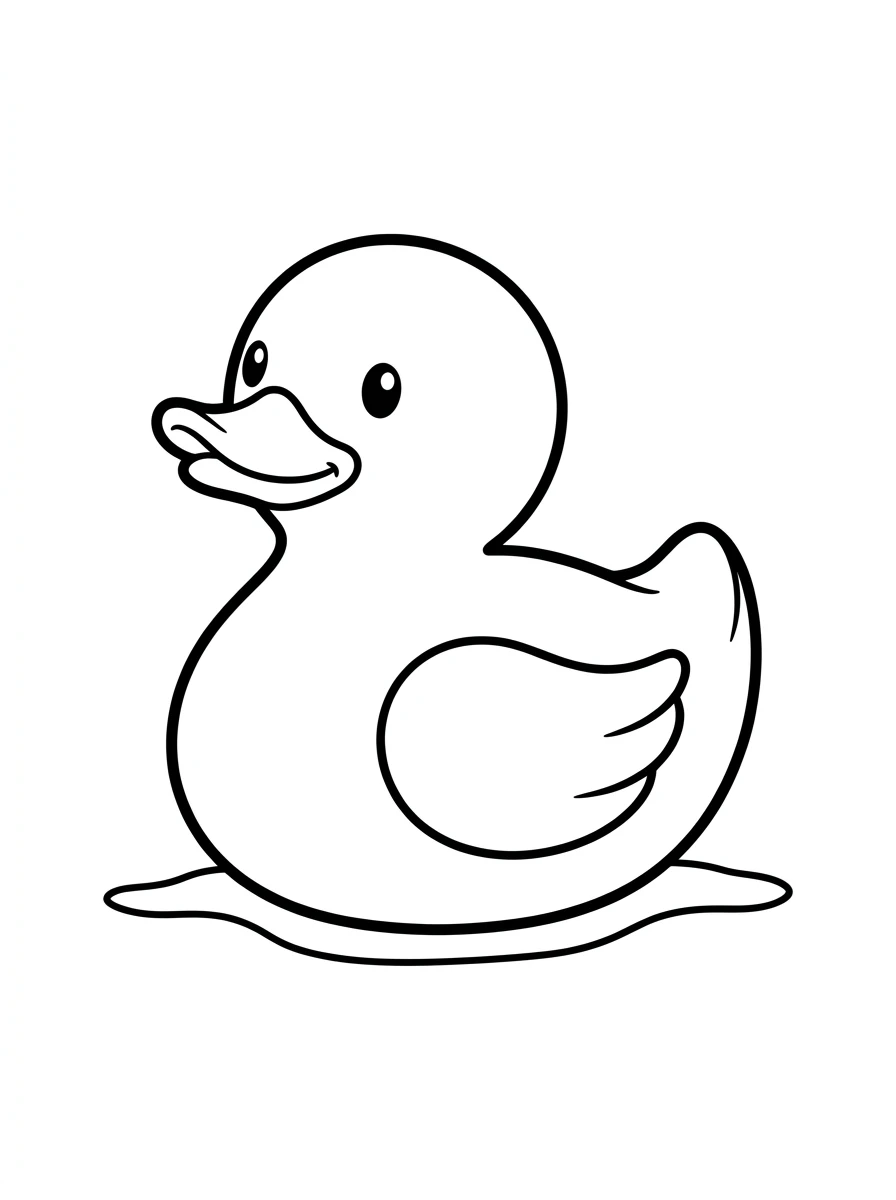 Süße kleine Badeente