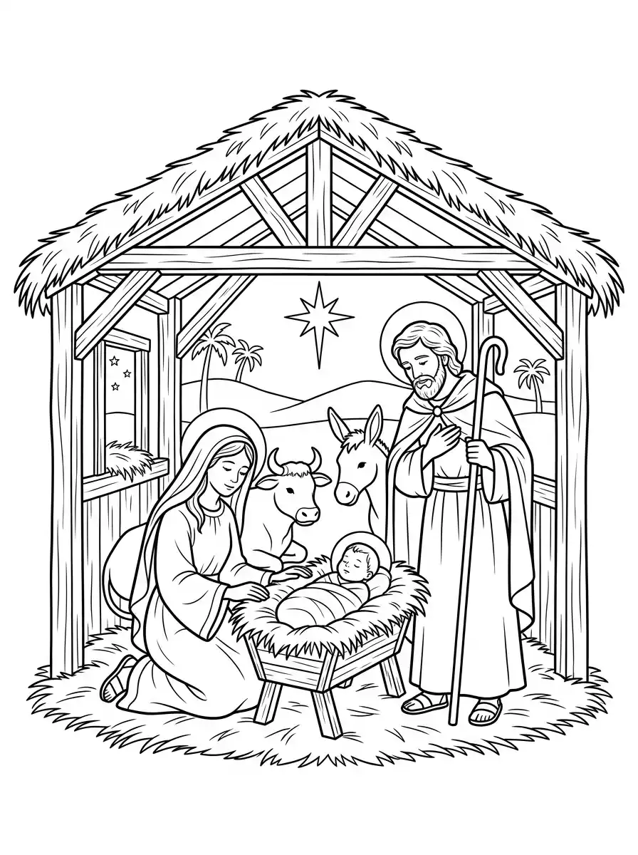 Die traditionelle Weihnachtskrippe