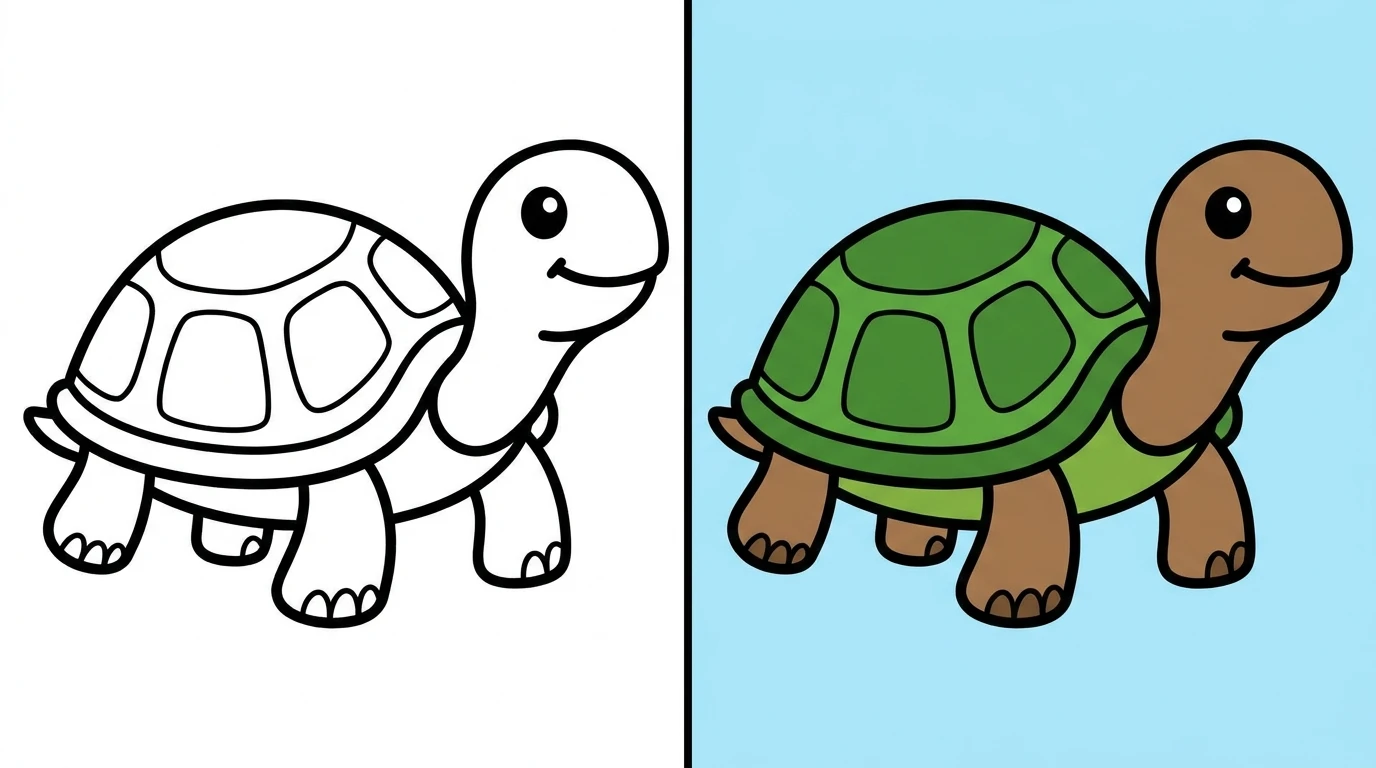 ausmalbild schildkroete Beitragsbild