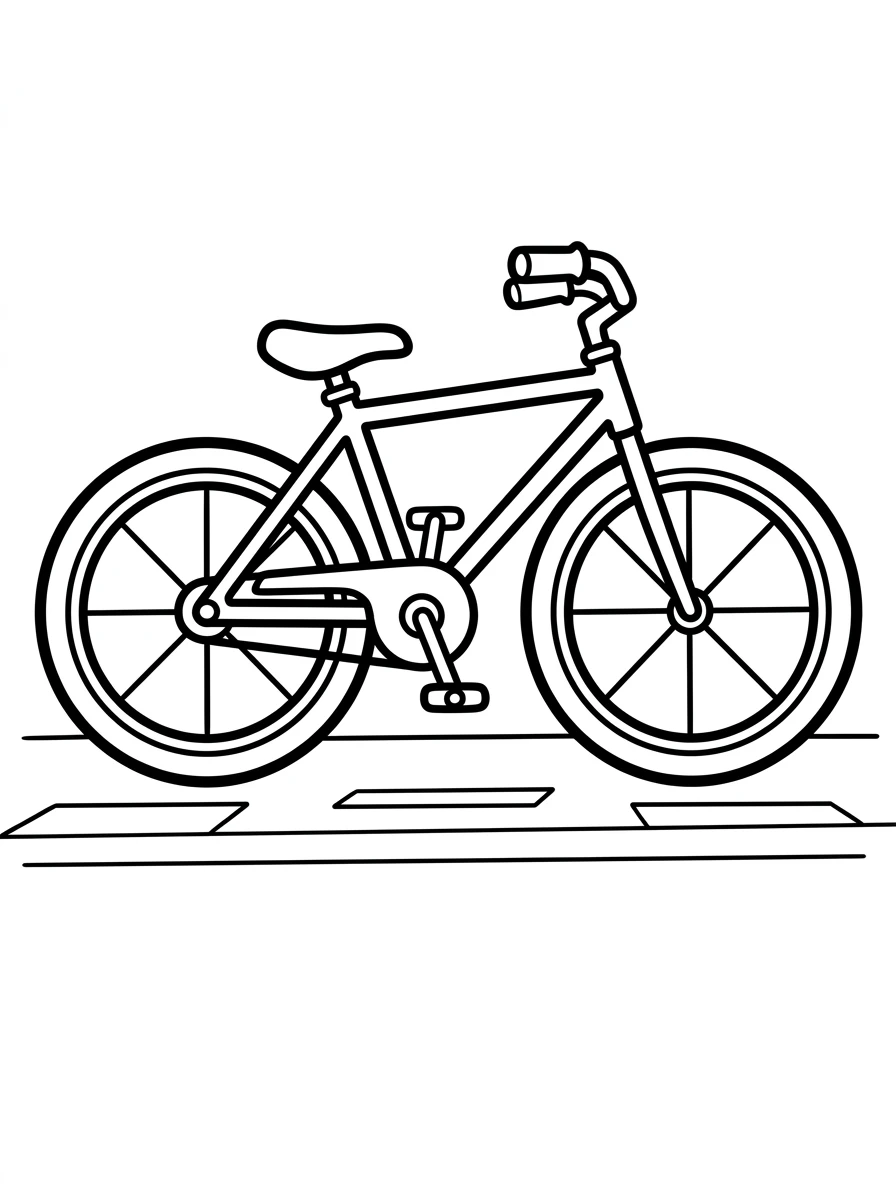 Ein einfaches Fahrrad