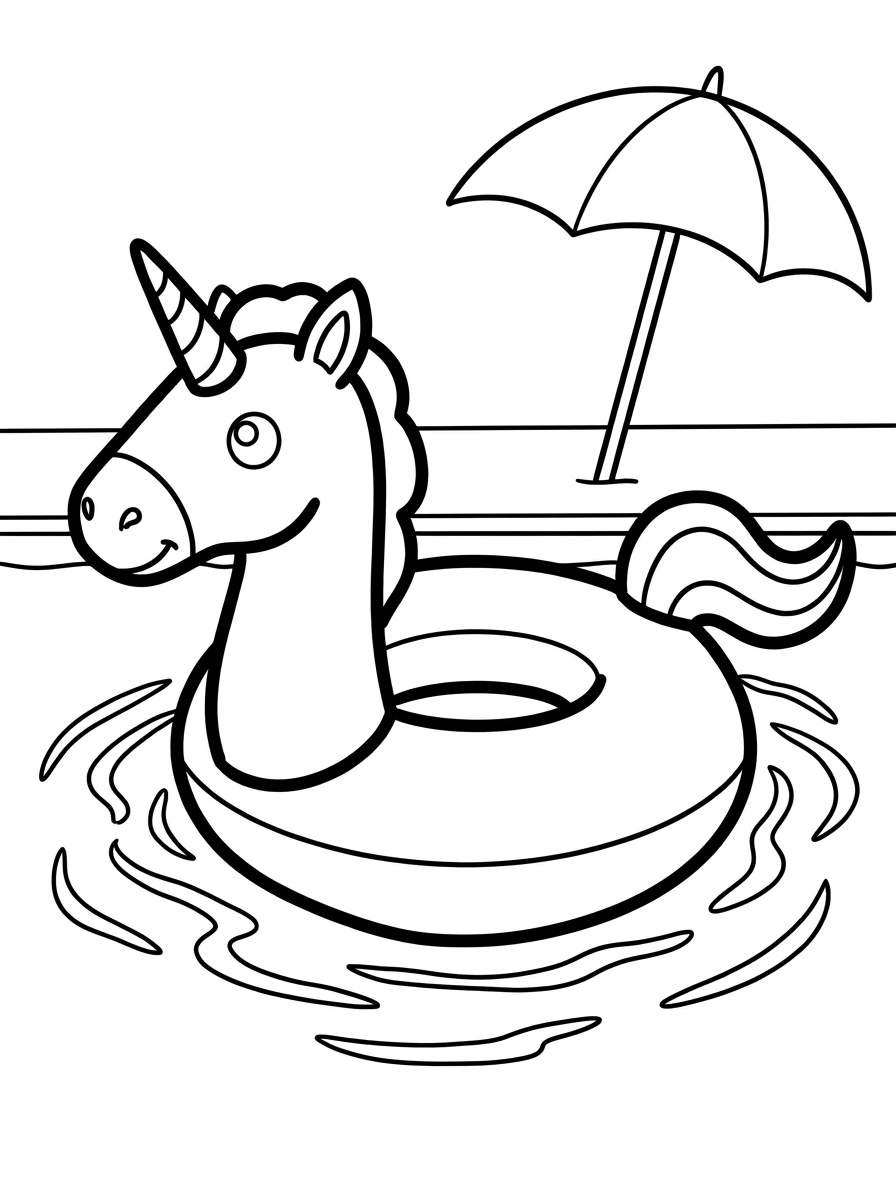 Einhorn mit einem Beerenkorb