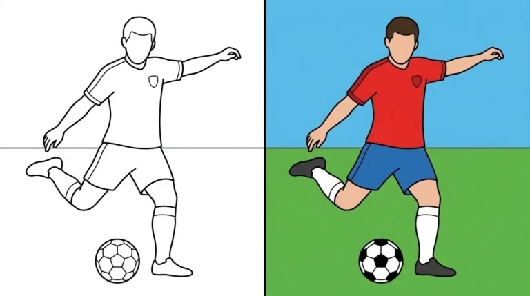 ausmalbilder fussball Ausmalbild