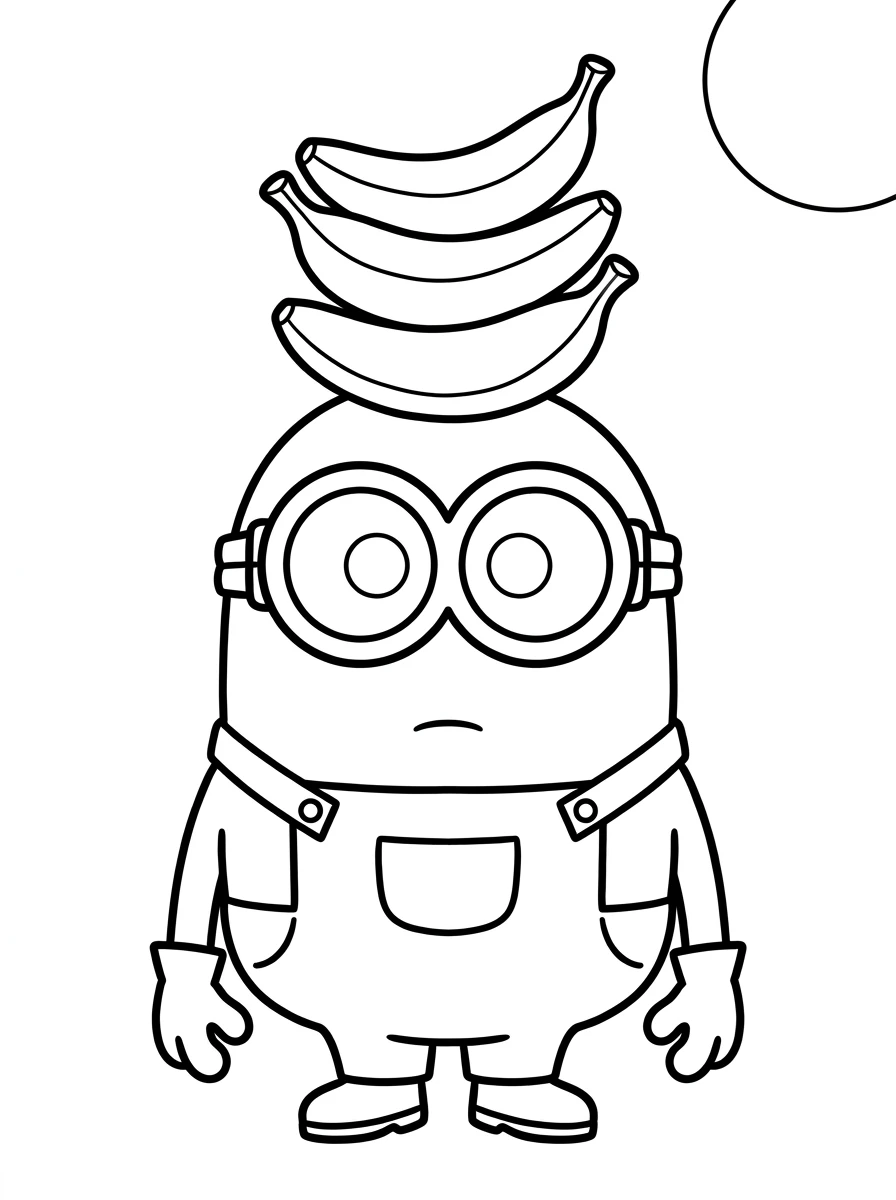 Bauarbeiter Minion mit Hammer