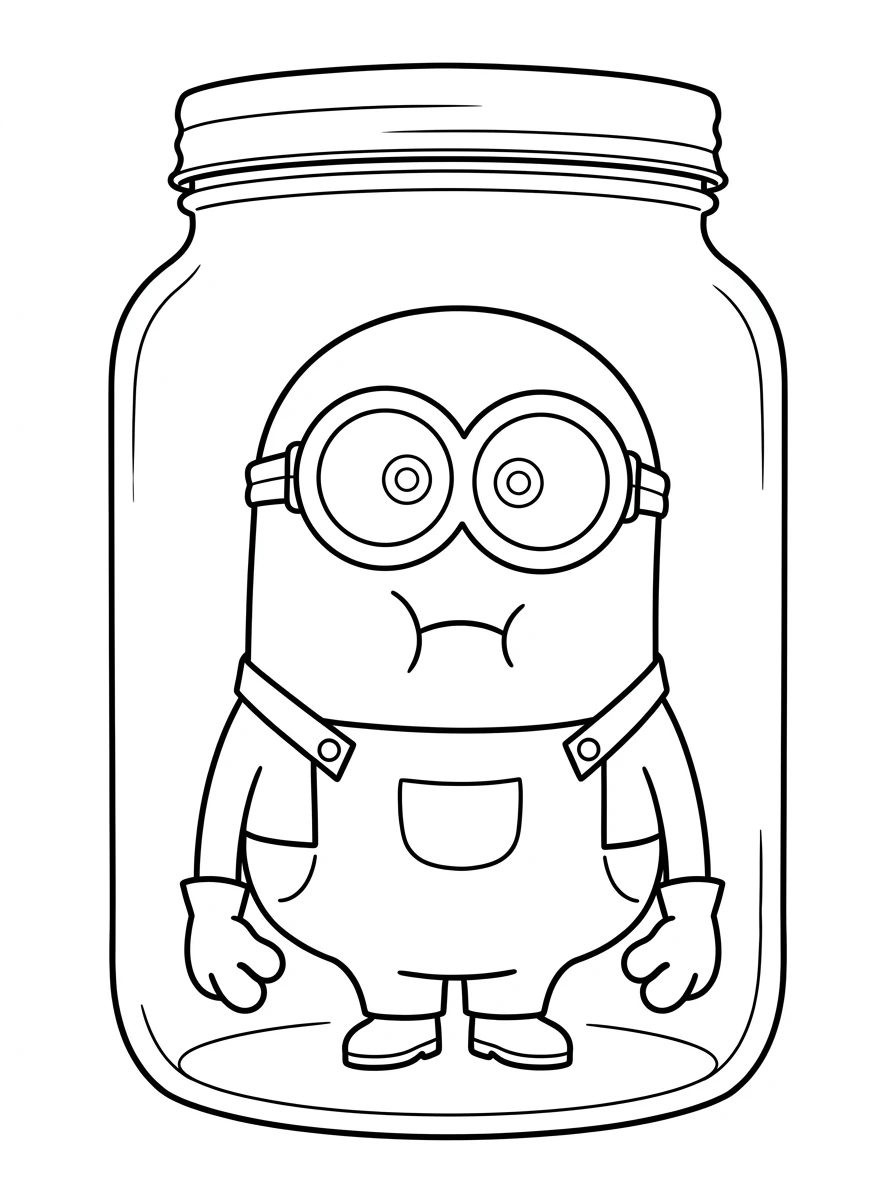 Minion als kleiner Künstler