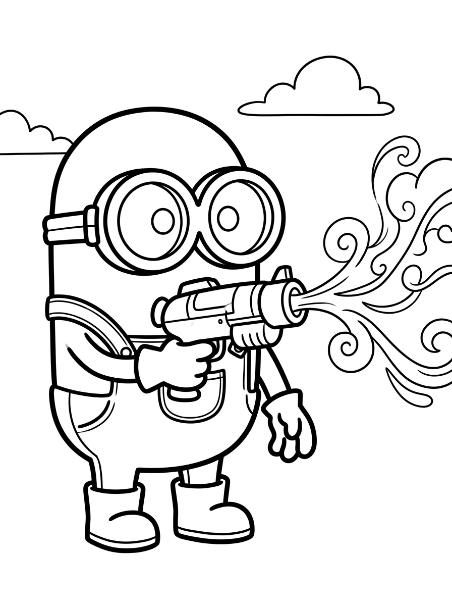 Minion Forscher im Labor