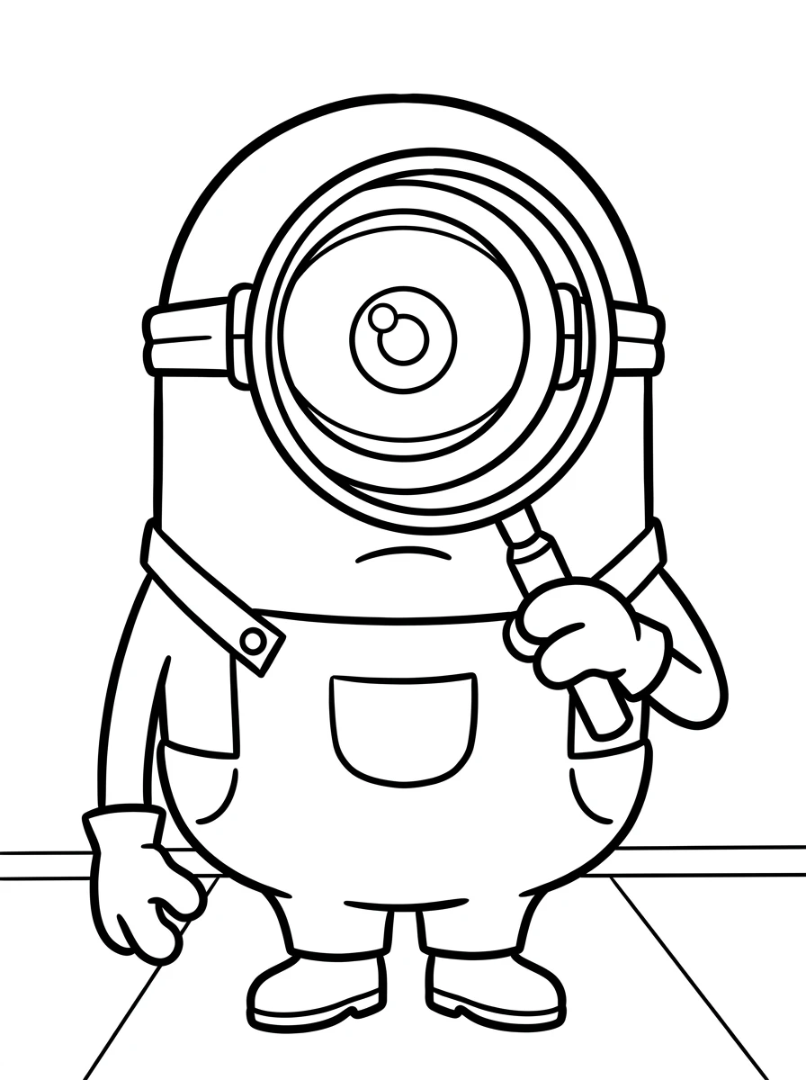 Minion schleckt riesiges Eis
