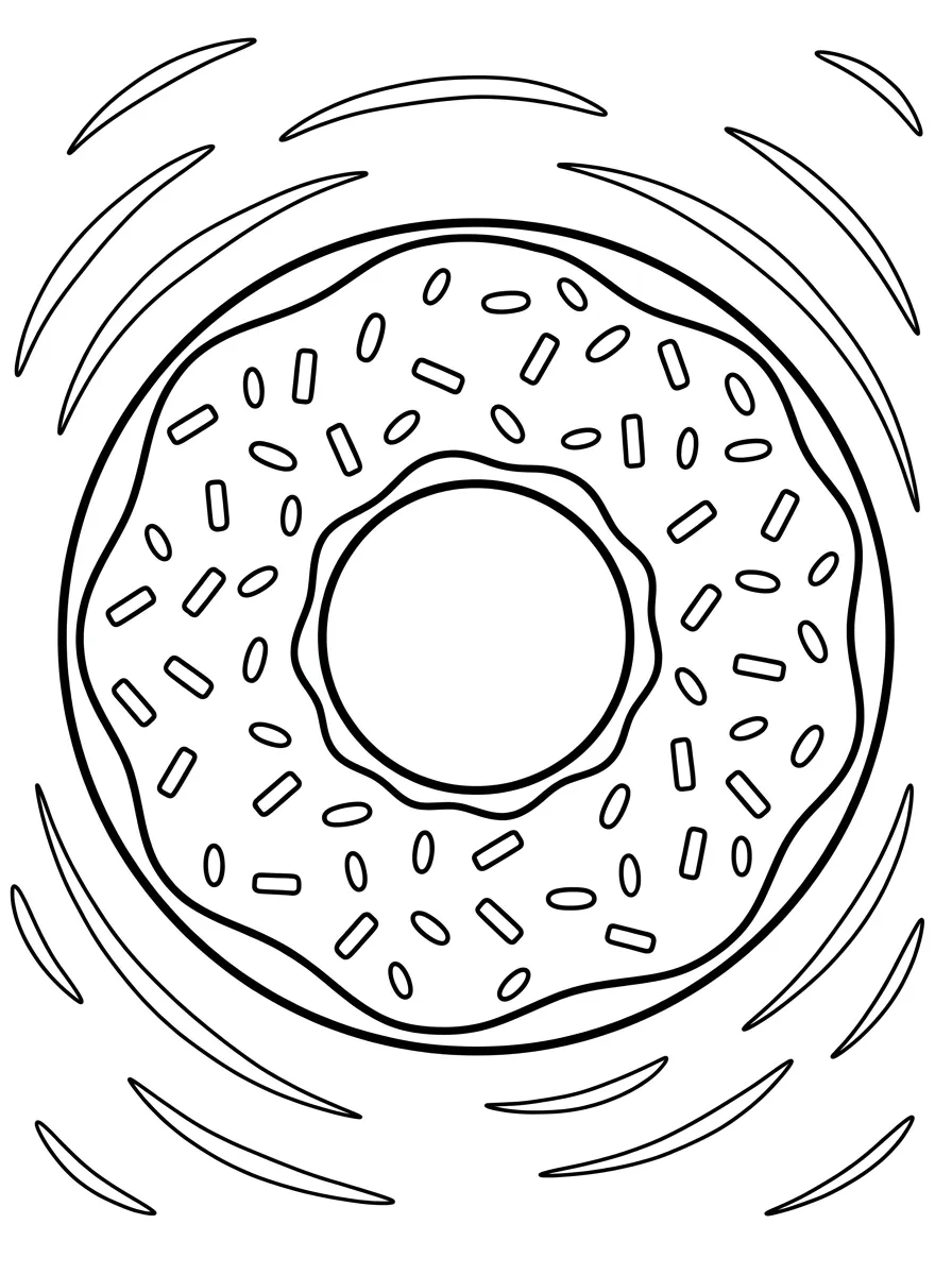 Donut-Schwimmreifen im Pool