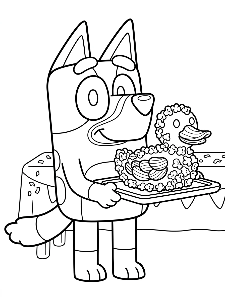 Bluey und der Entenkuchen