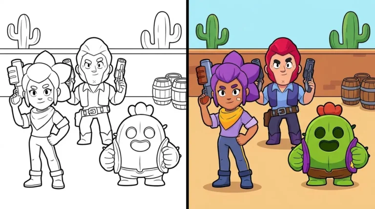 brawl stars ausmalbilder Ausmalbild