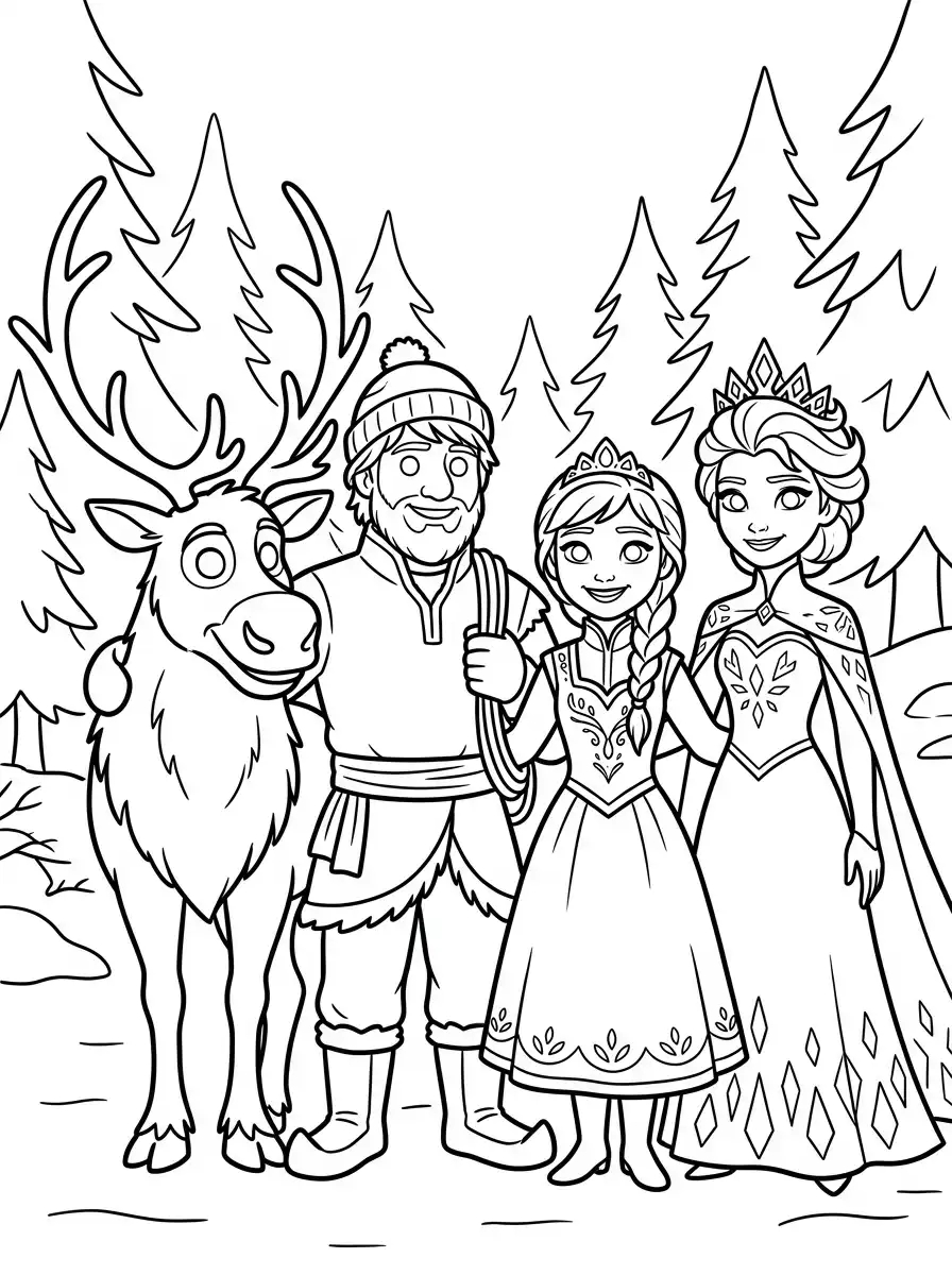 Elsa im verzauberten Wald