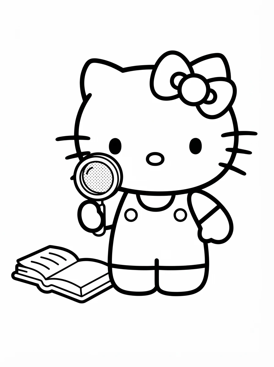 Hello Kitty als Detektivin